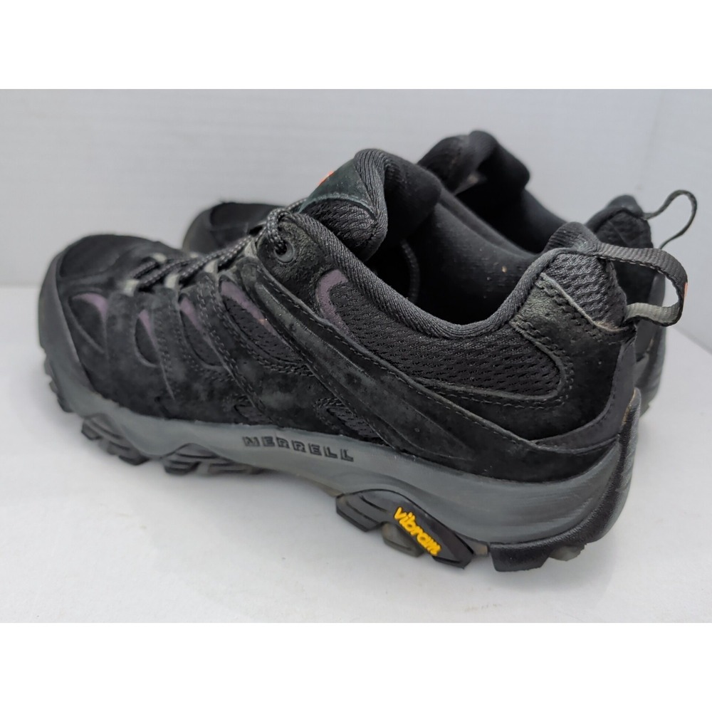 Merrell Men's Moab 3 Hiking Shoes Black Night Vibram Soles Sz 10.5 J035875 - Picture 6 of 9